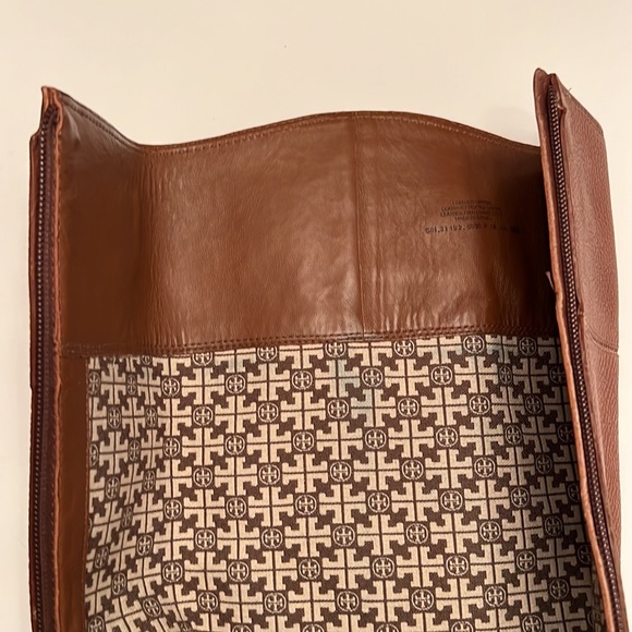 Tory Burch Jolie tall brown leather riding boots size 8 - Picture 5 of 10